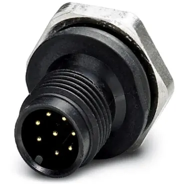 Schneller Versand Stecker, M12, 8-polig, Lötanschluss, Schraubverriegelung, gerade, 1436408