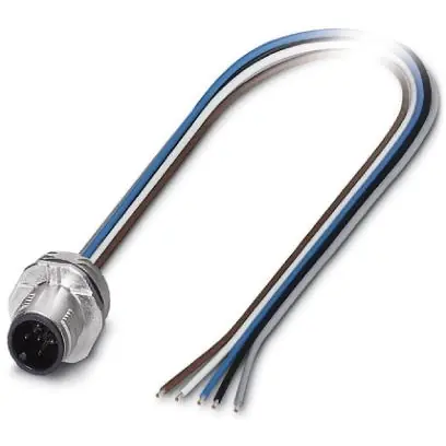 Schneller Versand Einbaustecker, M12, 5-polig, Litzenanschluss, SPEEDCON-Verriegelung, gerade, 1520055