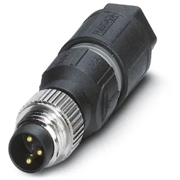Bestpreis Stecker, M8, 3-polig, Schneidklemmanschluss, Schraubverriegelung, gerade, 1441024