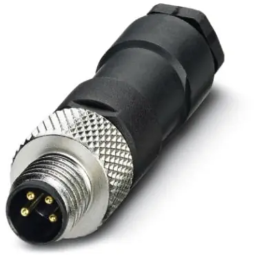 Stecker, M8, 4-polig, Lötanschluss, Schraubverriegelung, gerade, 1681169 Aktuell