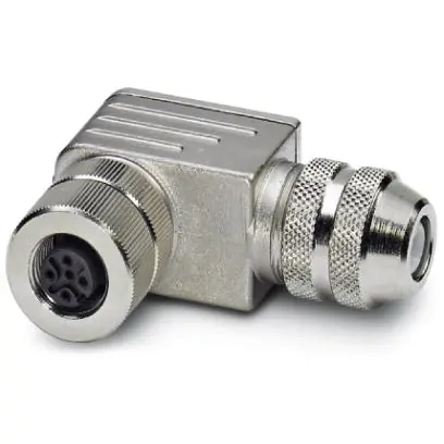 Knallerangebot Kupplung, M12, 5-polig, Schraubanschluss, Schraubverriegelung, abgewinkelt, 1430433