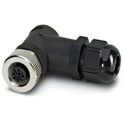 Kupplung, M12, 5-polig, Schraubanschluss, Schraubverriegelung, abgewinkelt, 1556812 Heißes Angebot
