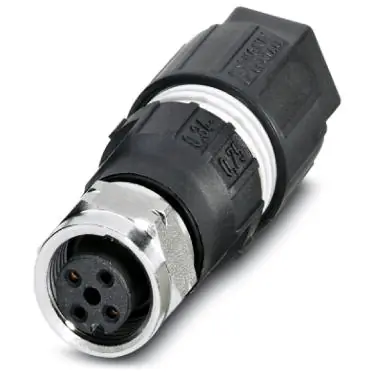 Kostenloser Rückversand Stecker, M12, 4-polig, Schneidklemmanschluss, Schraubverriegelung, gerade, 1440782