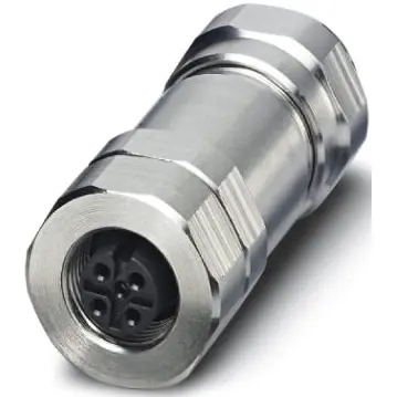 Markenprodukt Kupplung, M12, 5-polig, Schraubanschluss, Schraubverriegelung, gerade, 1440041