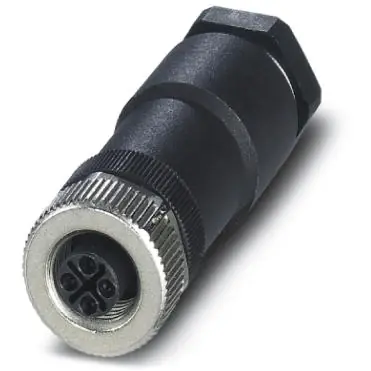 Kupplung, M12, 4-polig, Schraubanschluss, Schraubverriegelung, gerade, 1404642 Sale
