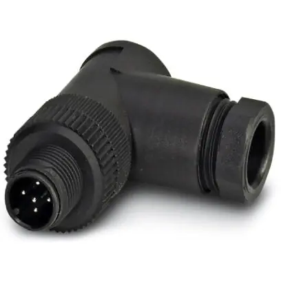 Stecker, M12, 5-polig, Schraubanschluss, Schraubverriegelung, abgewinkelt, 1513431 Mega-Angebot