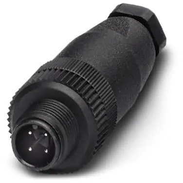 Stecker, M12, 4-polig, Schraubanschluss, Schraubverriegelung, gerade, 1681088 Rabatt