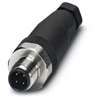 Stecker, M12, 4-polig, Schraubanschluss, Schraubverriegelung, gerade, 1553161 Sonderangebot