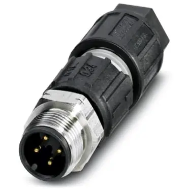 Stecker, M12, 4-polig, Schneidklemmanschluss, Schraubverriegelung, gerade, 1440753 Super-Preis