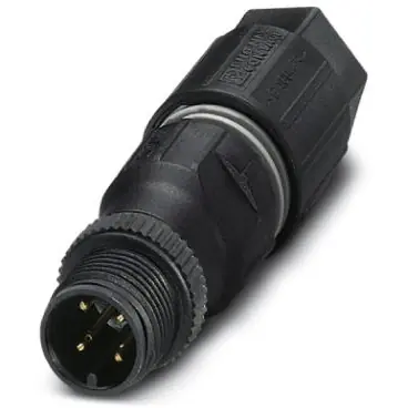 Wochenendangebot Stecker, M12, 4-polig, Schneidklemmanschluss, Schraubverriegelung, gerade, 1641769