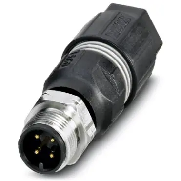 Wochenendangebot Stecker, M12, 4-polig, Schneidklemmanschluss, Schraubverriegelung, gerade, 1440779