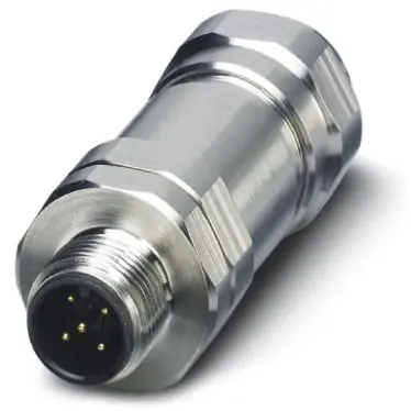 Neu Im Sortiment Stecker, M12, 5-polig, Schraubanschluss, Schraubverriegelung, gerade, 1440025