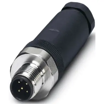 Direktkauf Stecker, M12, 5-polig, Schraubanschluss, Schraubverriegelung, gerade, 1553190