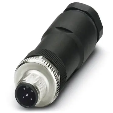 Online Kaufen Stecker, M12, 5-polig, Schraubanschluss, Schraubverriegelung, gerade, 1662748