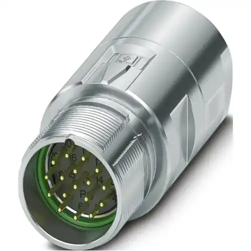 Stecker, M23, 16-polig, Crimpanschluss, ONECLICK-Schnellverriegelung, gerade, 1681466 Nur Heute