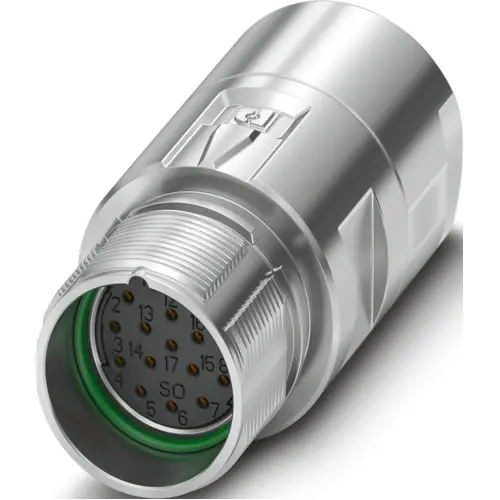 Nur Für Kurze Zeit Kupplung, M23, 16-polig, Crimpanschluss, ONECLICK-Schnellverriegelung, gerade, 1681467