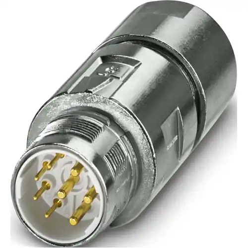 Heißes Angebot Stecker, M23, 8-polig, Crimpanschluss, ONECLICK-Schnellverriegelung, gerade, 1628783