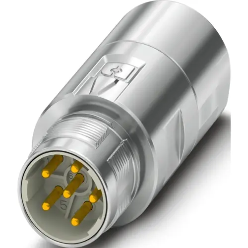 Günstig Stecker, M23, 6-polig, Crimpanschluss, ONECLICK-Schnellverriegelung, gerade, 1628785