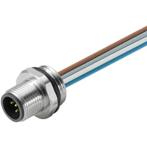 Direktkauf Einbaustecker, M12, 5-polig, Litzenanschluss, gerade, 1856120000