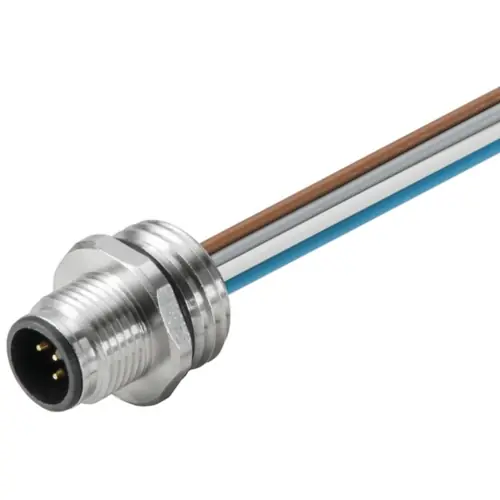 Direkt Vom Hersteller Einbaustecker, M12, 4-polig, Litzenanschluss, gerade, 1861090000