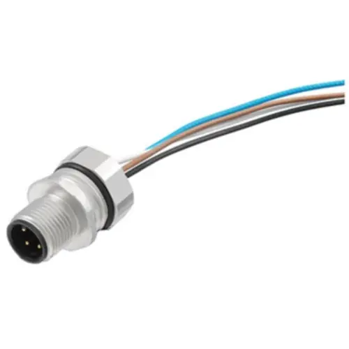 Günstig Einbaustecker, M12, 4-polig, Litzenanschluss, gerade, 1861160000