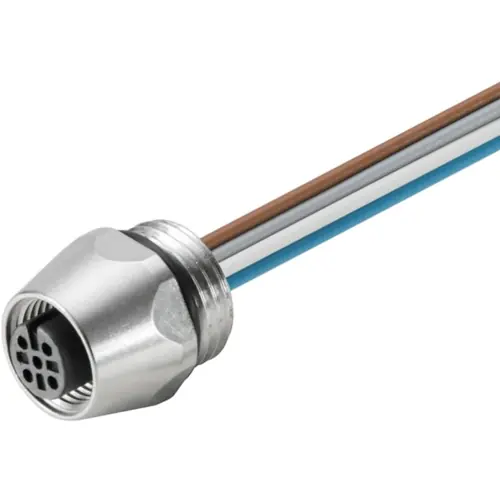 Einbaubuchse, M12, 8-polig, Litzenanschluss, gerade, 1861270000 Meistverkauft