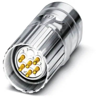 Stecker, M23, 9-polig, Crimpanschluss, Schraubverriegelung, gerade, 1619648 Heißes Angebot