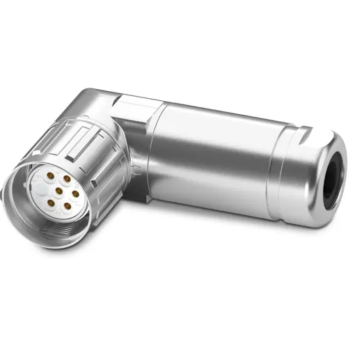 Solange Der Vorrat Reicht Kupplung, M23, 9-polig, Crimpanschluss, SPEEDCON-Verriegelung, abgewinkelt, 1619388