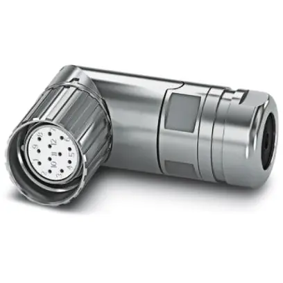 Kupplung, M23, 16-polig, Crimpanschluss, Schraubverriegelung, abgewinkelt, 1620180 Billig
