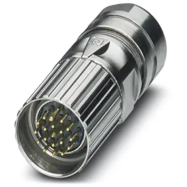Jetzt Kaufen Stecker, M23, 19-polig, Crimpanschluss, Schraubverriegelung, gerade, 1623843