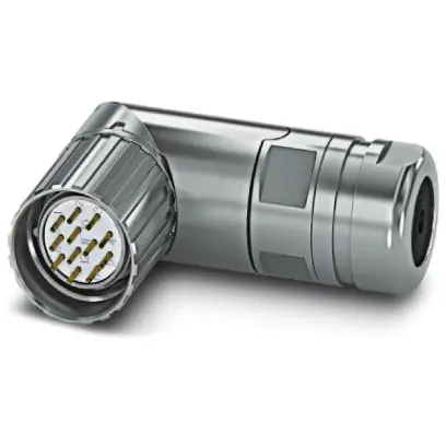 Kostenfreie Lieferung Stecker, M23, 19-polig, Crimpanschluss, Schraubverriegelung, abgewinkelt, 1624075