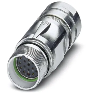 Kupplung, M23, 19-polig, Crimpanschluss, SPEEDCON-Verriegelung, gerade, 1624008 Sonderaktion