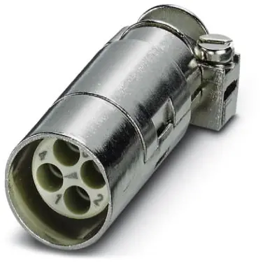 Echt Stecker, 4-polig, Crimpanschluss, gerade, 1636088