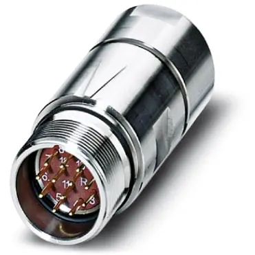 Saisonangebot Stecker, M23, 12-polig, Crimpanschluss, Schraubverriegelung, gerade, 1613966