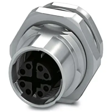 Einbaubuchse, M12, 8-polig, Lötanschluss, Schraubverriegelung, gerade, 1404741 Kostenfreie Lieferung