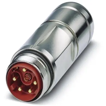 Geprüft Stecker, M40, 13-polig, Crimpanschluss, SPEEDCON-Verriegelung, gerade, 1623356