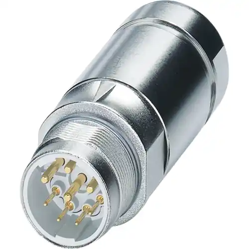 Kostenloser Rückversand Stecker, M23, 6-polig, Crimpanschluss, Standard-/SPEEDCON-Verriegelung, gerade, 1241902