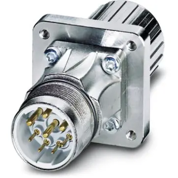 Einbaubuchse, M23, 6-polig, Crimpanschluss, Schraubverriegelung, gerade, 1605492 Schnäppchen