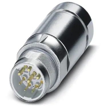 Schneller Versand Stecker, M23, 6-polig, Crimpanschluss, SPEEDCON-Verriegelung, gerade, 1605509