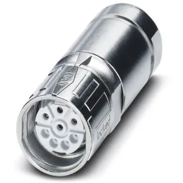 Kupplung, M23, 6-polig, Crimpanschluss, SPEEDCON-Verriegelung, gerade, 1618198 Abverkauf