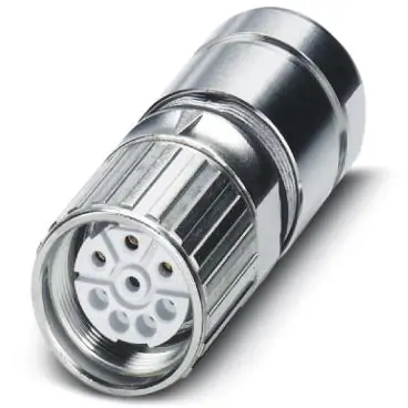 Preisknaller Kupplung, M23, 8-polig, Crimpanschluss, Schraubverriegelung, gerade, 1605596