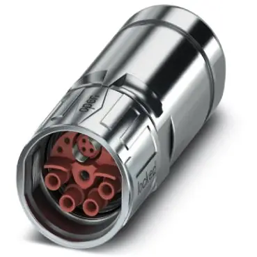 Billig Kupplung, M23, 13-polig, Crimpanschluss, SPEEDCON-Verriegelung, gerade, 1621524