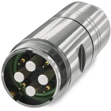 Stecker, M58, 6-polig, Crimpanschluss, Schraubverriegelung, gerade, 1607500 Neu Im Sortiment