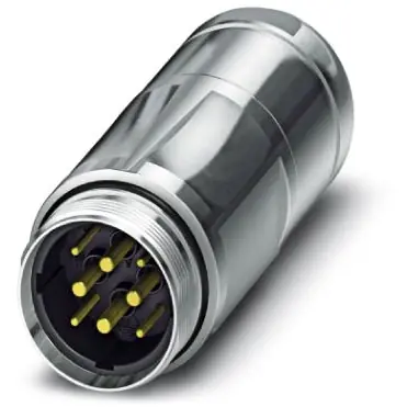 Stecker, M40, 6-polig, Crimpanschluss, SPEEDCON-Verriegelung, gerade, 1613426 Schneller Versand