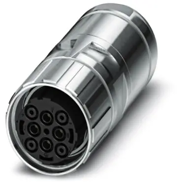 Kupplung, M40, 6-polig, Crimpanschluss, Schraubverriegelung, gerade, 1613518 Direktkauf