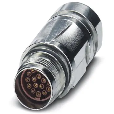Kupplung, M17, 8-polig, Crimpanschluss, SPEEDCON-Verriegelung, gerade, 1619015 Markenprodukt