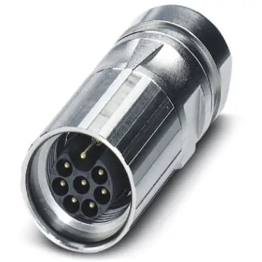 Finale Aktion Stecker, M17, 8-polig, Crimpanschluss, Schraubverriegelung, gerade, 1624552