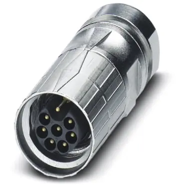 Stecker, M17, 8-polig, Crimpanschluss, SPEEDCON-Verriegelung, gerade, 1624553 Bestseller