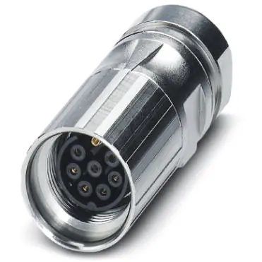 Kupplung, M17, 8-polig, Crimpanschluss, Schraubverriegelung, gerade, 1607755 Saisonangebot