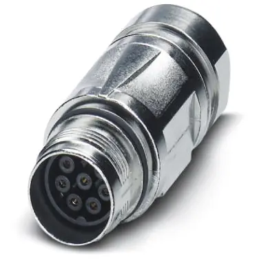 Echt Kupplung, M17, 8-polig, Crimpanschluss, SPEEDCON-Verriegelung, gerade, 1624557